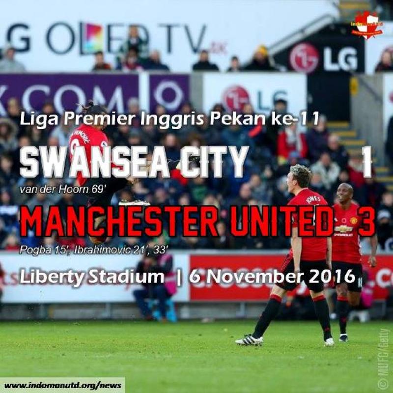 Review: Swansea City 1-3 Manchester United